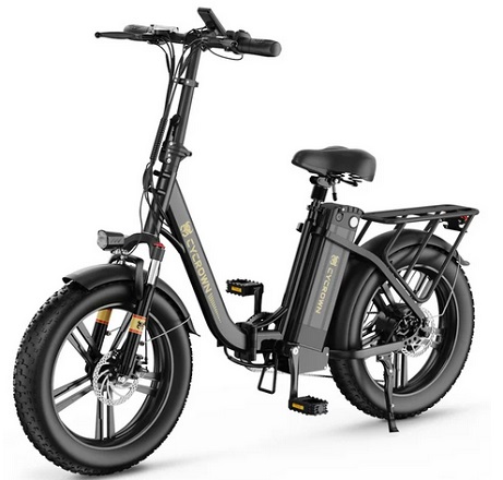 CYCROWN CycFree MAX Electric Bike ,750W(Rated:500W) Motor, 2XFaster Charge, 48V 20AH Removable Battery, 20\