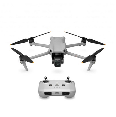 DJI AIR 3 O4 20KM FPV with 1/1.3 CMOS Medium Tele Wide-Angle Dual Primary Cameras 4K 60fps HDR Videos 46mins Flying RC Drone Quadcopter RTF - DJI Air 3 (RC-N2)