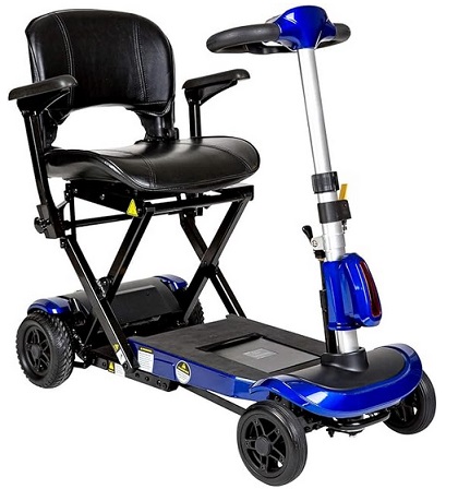 Drive Medical ZooMe Auto-Flex Remote Folding Travel Scooter