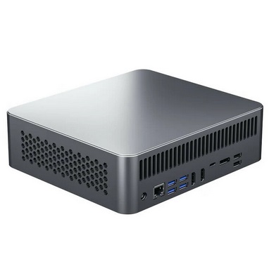 NVISEN GX02 Intel Core I9-10885H NVIDIA RTX2060 16GB+512GB SSD Mini PC Octa Core 2.4 GHz to 5.3 GHz Gaming PC DDR4*2 Slot M.2 2280 SSD 2.5inch SATA HDMI DP Type C Desktop PC Mini Computer - Grey