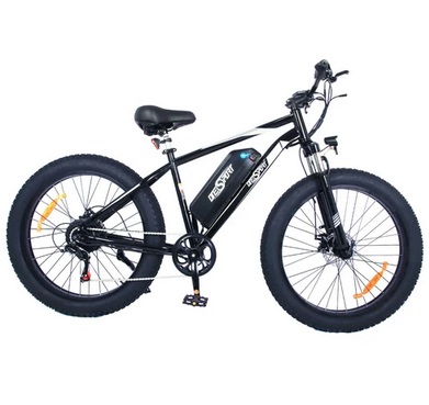 ONESPORT OT15 Electric Bike, 26*4.0 inch Fat Tires 500W Motor 48V 17Ah Battery 25km/h Max Speed 100km Max Range Dual Disc Brake