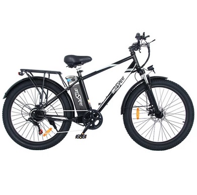 ONESPORT OT13 Electric Bike, 26*3 inch Fat Tires, 350W Motor, 48V15Ah Battery, 25km/h Max Speed 100km Max Range