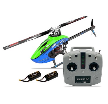 GOOSKY S2 6CH 3D Aerobatic Dual Brushless Direct Drive Motor RC Helicopter RTF with GTS Flight Control System - Blue Mode 1 (Right Hand Throttle)