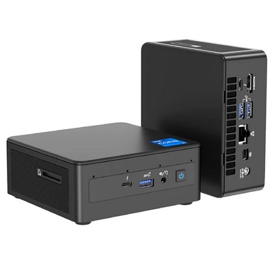 Intel NUC 11 Mini PC, Intel Core i7-1165G7 Quad Core, Up to 4.7GHz, 16GB ‎DDR4 RAM, 512GB SSD, 1*HDMI 1*Mini DP 2*Thunderbolt 4K Quadruple Display, 2.4/5GHz WiFi6 Bluetooth5.2, 3*USB3.2, 1*SD Card Slot 1*RJ45 1*Audio Jack