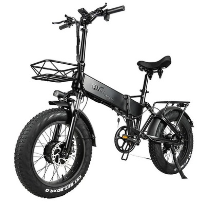 CMACEWHEEL RX20 MAX Electric Bike 20*4.0 inch CST Fat Tire Dual 750W Motor 45km/h Max Speed 110km Max Range 48V 17Ah Battery 150kg Load Hydraulic Brake