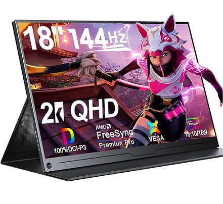 EVICIV 2K 144Hz Portable Monitor 18\