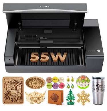 xTool P2 55W CO2 Laser Engraver Versatile and Smart Desktop 55W CO2 Laser Cutting Machine