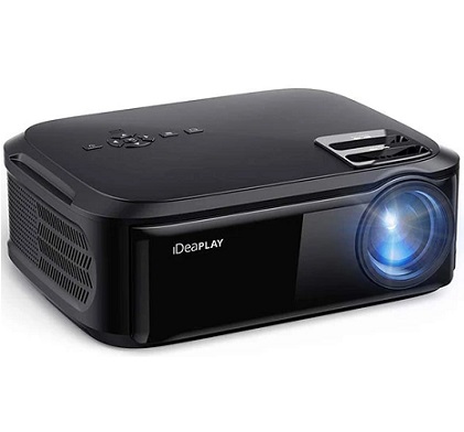 iDeaPlay PJ80 Native 1080P LED Projector Home, 200\'\' Display, 6000 Lumens