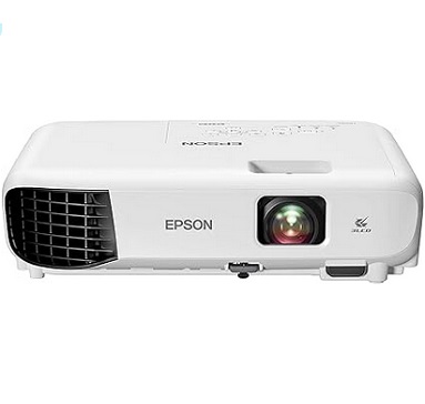 Epson EX3280 3-Chip 3LCD XGA Projector, 3,600 Lumens Color Brightness, 3,600 Lumens White Brightness, HDMI, Built-in Speaker, 15,000:1 Contrast Ratio