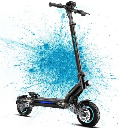 Skycore RS3 Electric Scooter Adults Max 40 MPH, 3200W Dual Motors, 52V23ah Battery, Max 40 Miles Long Range, Double Suspension, Double Braking System