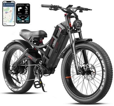 eAhora Romeo Pro Upgraded Electric Bike 60Ah 1200W (Peak 1600W) 26\