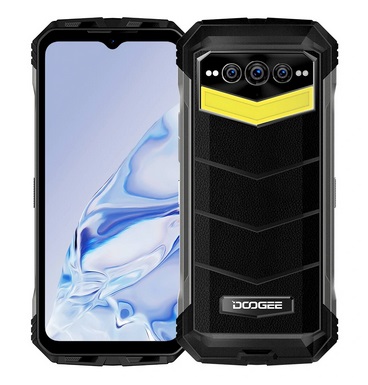 DOOGEE S100 Pro Global Version Camping Lights 22000mAh 108MP Triple Camera Night Vision Camera 20GB RAM 256GB ROM Helio G99 6.58 inch 120Hz 33W Fast Charge NFC IP68 IP69K Waterproof 4G Rugged Smartphone - Black