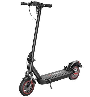 iScooter i10 Max Electric Scooter, 750W Motor, 48V 18Ah Battery, 10 inch Tire, 45km/h Max Speed, 80km Range, IP54 Waterproof, Front and Rear Suspension, App Control - Black