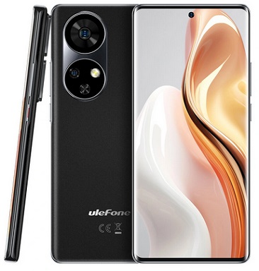 Ulefone Note 17 Pro 4G Smartphone Helio G99 Octa Core 24GB 256GB 108MP Camera In-display Fingerprint 6.78 inch AMOLED Display 5050mAh NFC Android 13  - Black