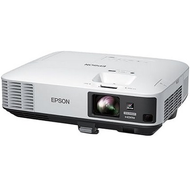Epson PowerLite 2250U Full HD WUXGA 3LCD Projector 5000 Lumens, Black/White