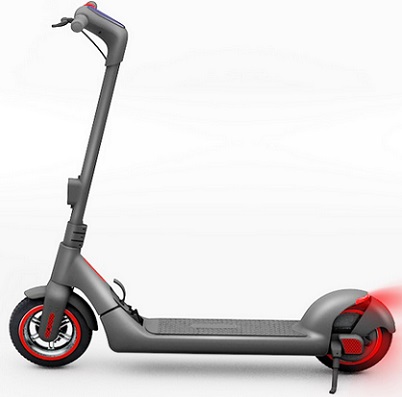 ANKONG R3 Electric Scooter 350W Motor Up to 60KM & 37 Miles 10\'\' Solid Tires & APP Control Lightweight Folding E-Scooter for Adults