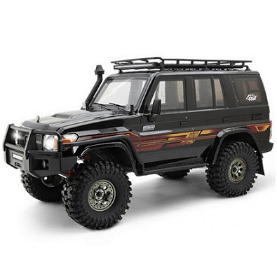 RGT EX86190 1/10 2.4G 4WD RC Car LC76 RESCUER Vehicles Off-Road Truck Rock Crawler Toys Models Without Battery - Black