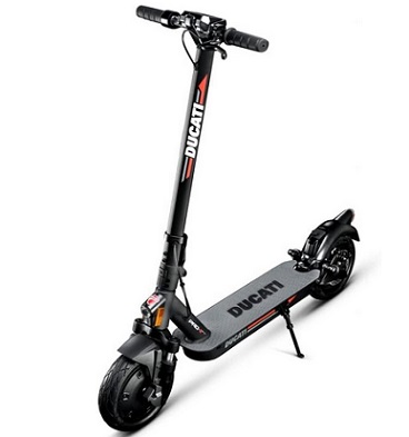 DUCATI PRO-II EVO Electric Scooter, 350W Motor, Full Suspension, Up to 40 Km Battery Life, App Connection, 3.5 Inches LED Display,  Black