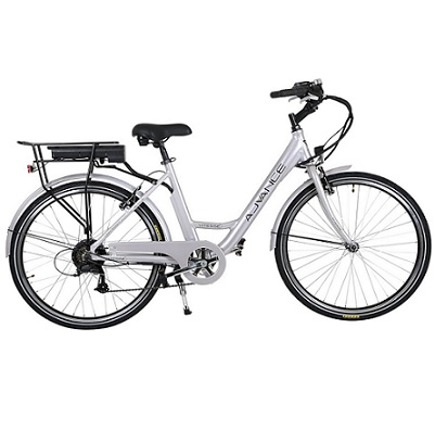 Vitesse VIT0034 Advance Lightweight Electric Bike For Adults, 60 Miles Range, 7 Speed Shimano Gears With 250w Rear Motor For A Smooth Comfortable Ride, 18\
