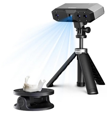 Revopoint MINI 2 3D Scanner, 0.02mm Precision, 2MP Resolution, Up to 16fps Scanning Speed, Blue Light, 120-250mm Working Distance, 6 Flash LEDs, IMU Motion Tracking, for Dental/Small Objects, Advanced Edition