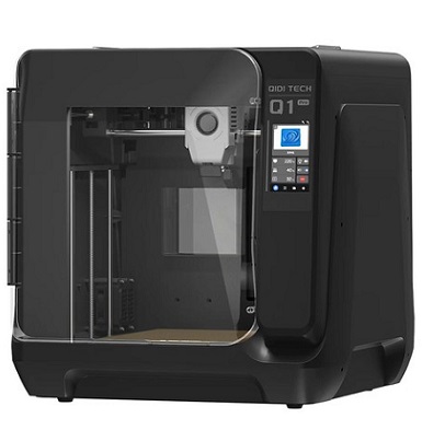QIDI Tech Q1 Pro 3D Printer, Dual Z Motors, 60°C Chamber Heat, 350°C Print, Tri-metal Hot-end, Auto Leveling, ≤600mm/s High Speed, 64-bit Processor, Filament Detection, 245x245x240mm
