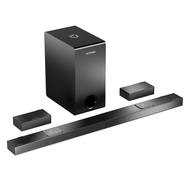 Ultimea Nova S80 Soundbar Subwoofer Speaker Kit, 5.1.2 Channel, 4K HDR Passthrough, Dolby Atmos Decoding, 520W Peak Power