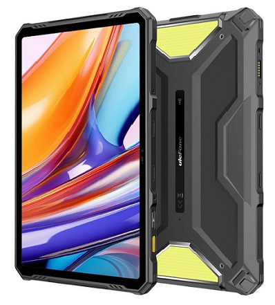 Ulefone Armor Pad 3 Pro Mediatek MT8788 Octa Core 8GB LPDDR4X +8GB virtual RAM 256GB UFS2.2 ROM 10.4 Inch 2K Screen Android 13 33280 mAh Battery IP68 IP69K Rugged Tablet - Black