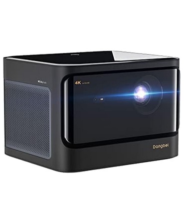 Dangbei DBX3 Pro 4K Home Theater Projector, 4K Resolution(3840 x 2160P) Projector with Android 4GB+128G, 2 * 10W HiFi Speakers, Auto Keystone Auto Focus, HDR10