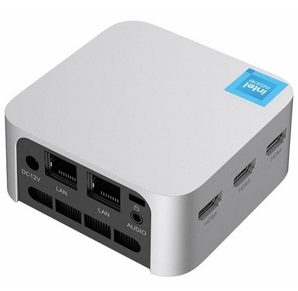 T-BAO T8 Plus Intel Alder Lake N100 MAX 3.40 GHz Mini PC 16GB RAM 1TB SSD Windows11 Triple Display Mini Computer Desktop PC - White