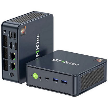 GMKtec M5 AMD Ryzen 7 5700U 8 Cores Mini PC 32GB RAM 1TB PCIe SSD Windows 11 Pro WIFI 6E BT5.2 HD 4K Triple Screen Display Mini Computer