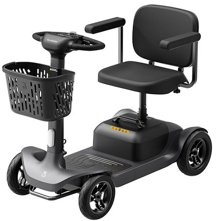 Glashow S1M Mobility Scooter, Powered Mobility Scooter - 20 Miles Range, 6 mph, Smart Safety Features, Larger Legroom, Rotating Swivel Seat, for Seniors Adult, Load Capacity 300lbs