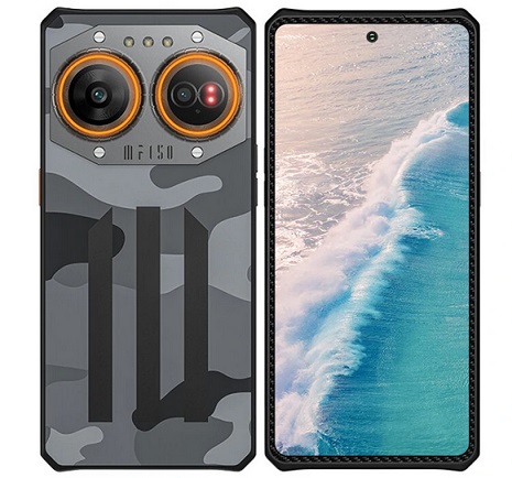 IIIF150 Air2 Ultra 5G 32GB 512GB 108MP Camera 64MP Night Vision 6.8 inch 120Hz AMOLED In-display Fingerprint 65W Fast Charge Dimensity 7050 NFC IP68 IP69K Waterproof Rugged Smartphone - Jet Black