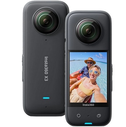 Insta360 One X3 Sports Action Camera 5.7K Video 10M Waterproof 360 FlowState Stabilization