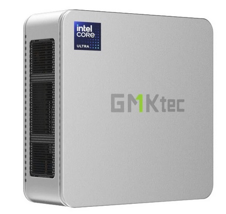 GMKtec K9 Intel Core Ultra 125H 14 Cores 18 Threads Mini PC 16GB DDR5 RAM 1TB SSD 4K Triple Output WIFI6 BT5.2 HD Type-C Dual 2.5G LAN Windows 11 Pro Mini Computer Desktop PC