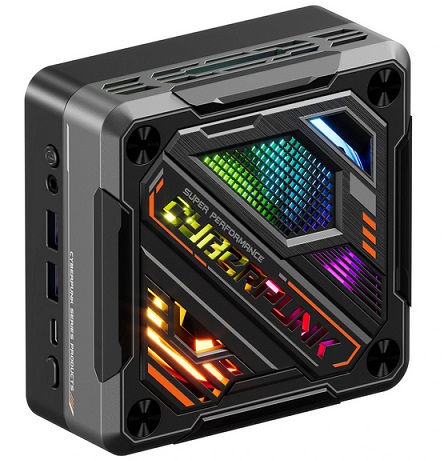 AOOSTAR MN88 AMD Ryzen 7 8845HS Mini PC 8 Core 16-thread 32GB RAM 1TB SSD WIFI6 BT5.2 Windows 11 Pro 4K Triple Display RGB Light Effect Mini Computer Desktop PC