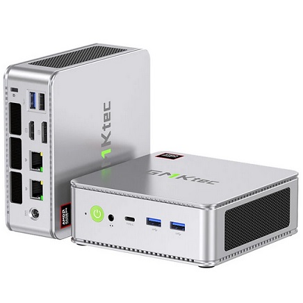 GMKtec K8 AMD Ryzen 7 8845HS 8 Cores Mini PC 32GB RAM 1TB M.2 PCIe4.0 SSD Windows 11 Pro WIFI 6E BT5.2 HD 4K Triple Screen Display Mini Computer
