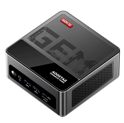 AOOSTAR GEM12 Mini PC, AMD Ryzen 9 6900HX 8 Core Up to 4.9GHz, 16GB DDR5 RAM 512GB PCle 4.0 SSD, HDMI 2.1 + DP 1.4+ USB 4 + Type-C 4K 120Hz Four Screen Display, WiFi 6 Bluetooth 5.2, 2*2.5G LAN, 2*USB3.2 2*USB2.0 1*Oculink