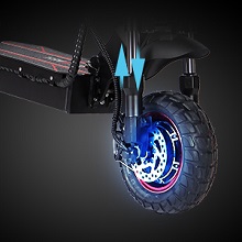 Rear Tire/Motor assembly for WIDEWHEEL W6 Escooter