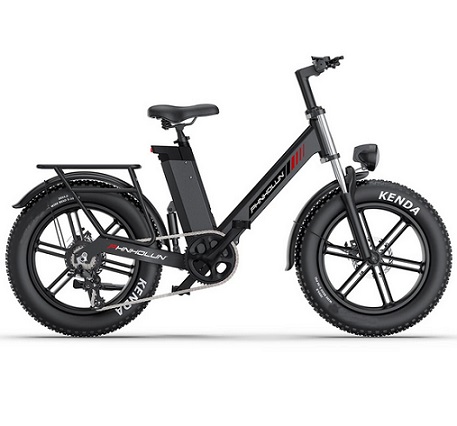 PHNHOLUN C6 PRO Electric Bike 48V 17AH Battery 1000W Motor 20inch Tires 50KM Mileage 150KG Max Load Electric Bicycle