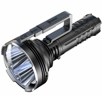 WUBEN A1 Rechargeable Flashlight 20000LM High Power Spotlight Flashlight 2000m Long Rang Throw Remote Control Searchlight 8 Modes Fast Charging Discharging Intelligent Temperature Control
