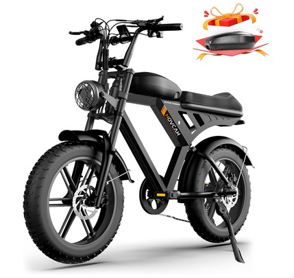 MOVCAN V30 Electric Bike for Adult 1000W Motor 20 in Fat Tire Ebike,Up to 28MPH 70 Miles,15.6 AH Removable Dual Battery, 7 Speed Gear Hydraulic/Disc Brake Electric Motorcycle Bike