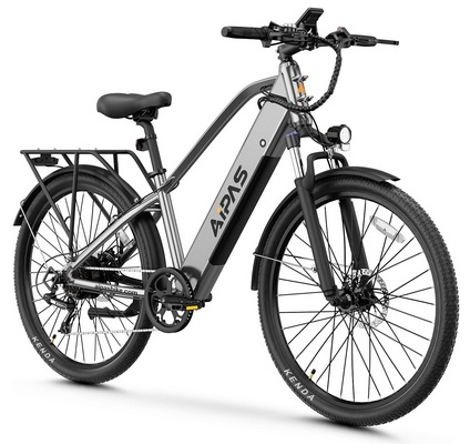 Aipas C2 Electric Bike Adults, 1100W Peak BAFANG BLDC Motor & 48V 499WH Samsung Battery Adult Electric Bike, 27\