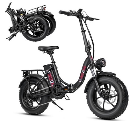 Windone S16 Electric Bike for Adults, Max 19/22 MPH Speed & 28/50 Miles Range (PAS), 500W/750W Peak Motor