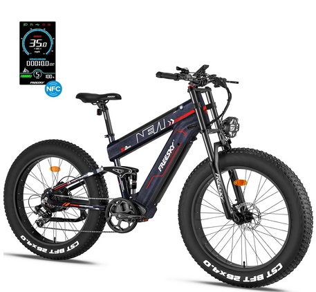 FREESKY M520 Alaska 2024 Upgraded Dual Battery 48V 35AH 2000W Motor 80-155 Miles Long Range Electric Bike for Adults 38MPH+ 26\